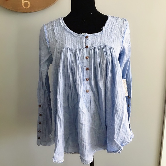 🌱SOLD🌱NWT Free People Blouse - Picture 2 of 4